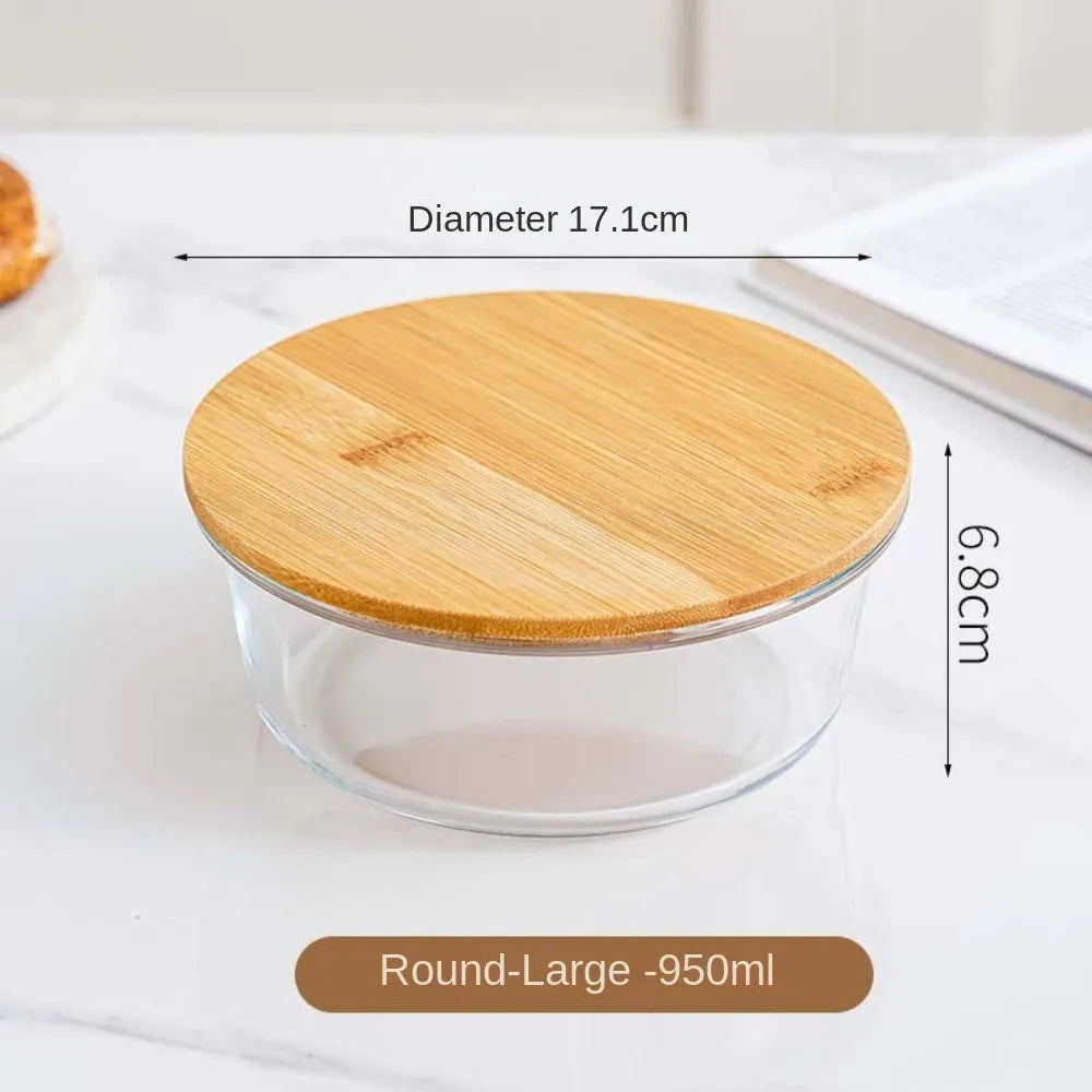 High Borosilicate Glass Food Storage Container