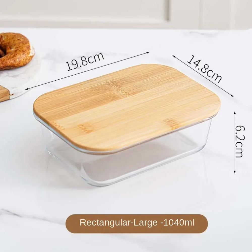 High Borosilicate Glass Food Storage Container
