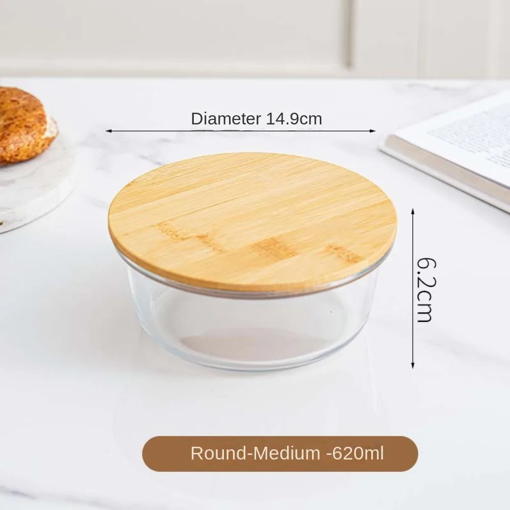 High Borosilicate Glass Food Storage Container