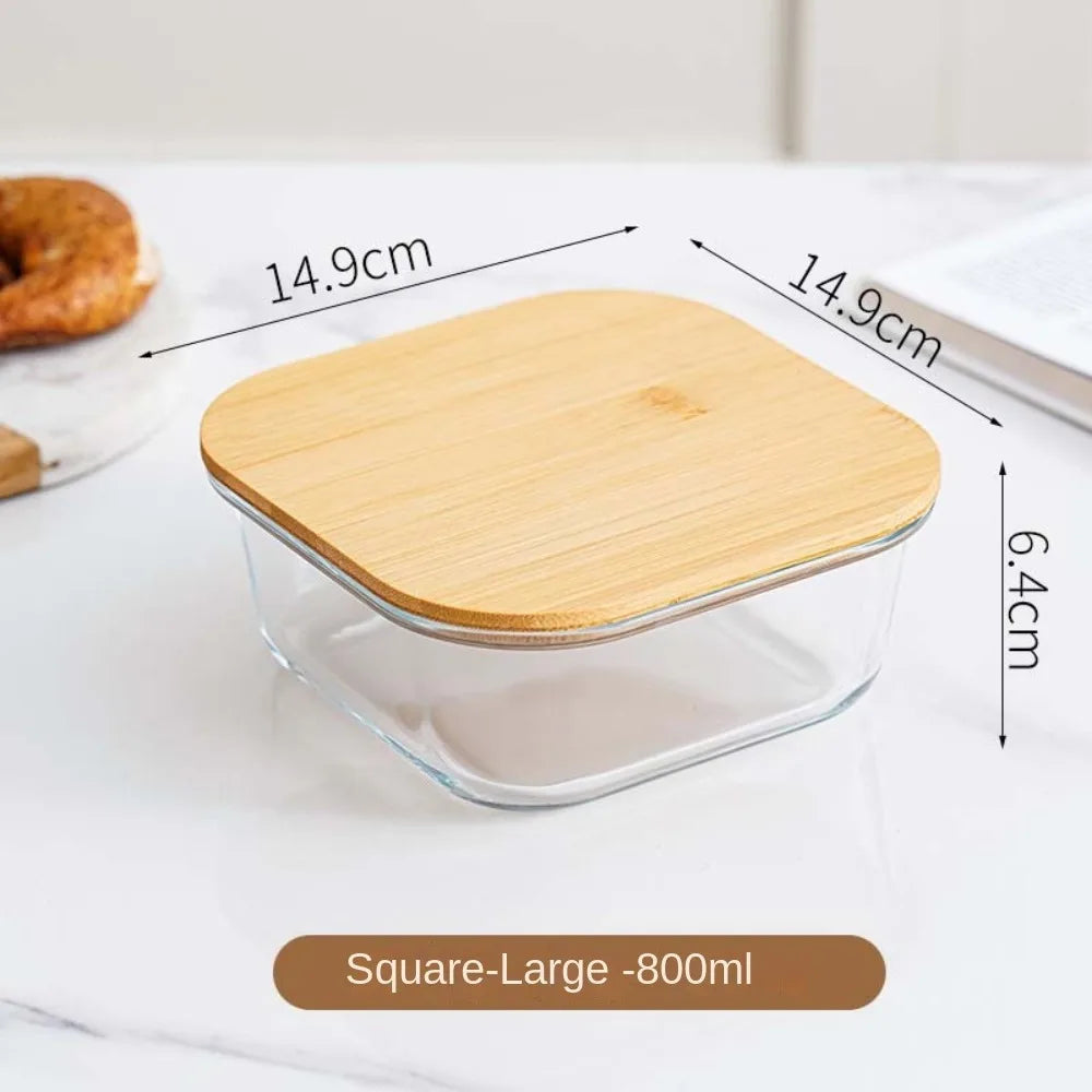 High Borosilicate Glass Food Storage Container