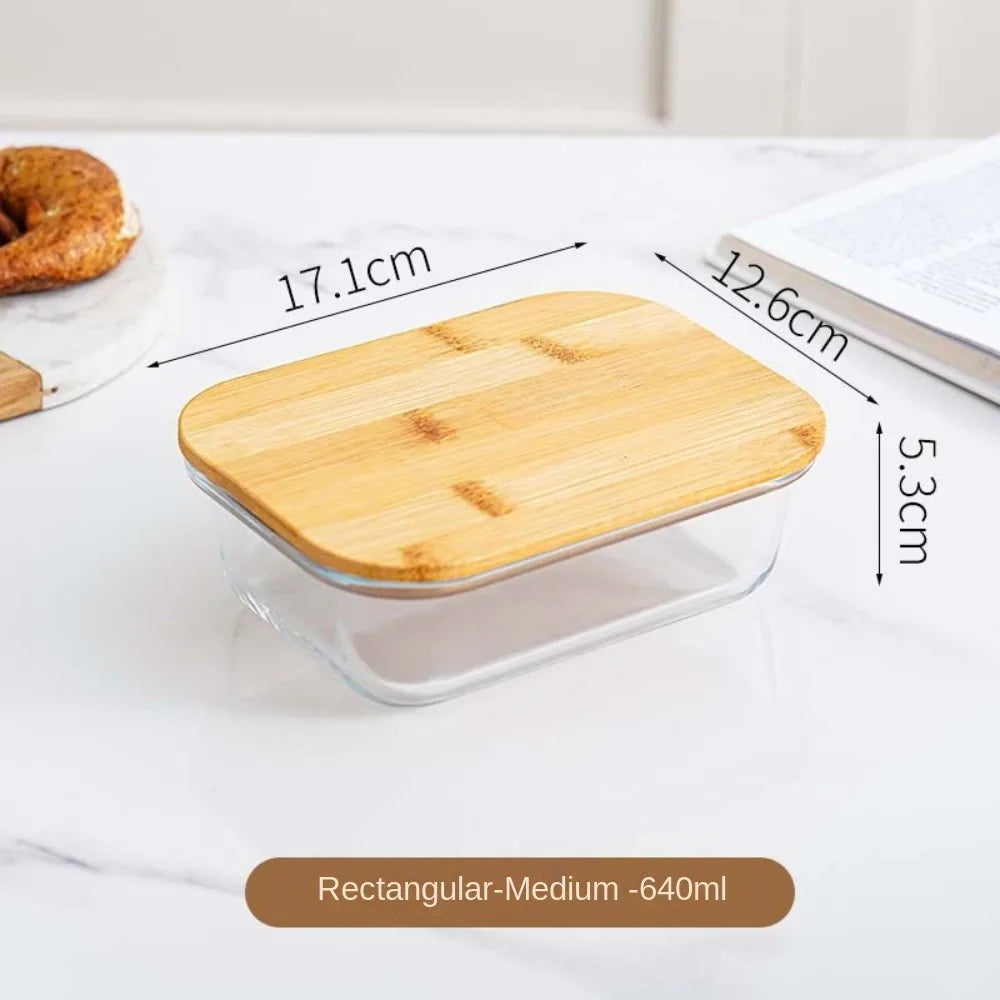 High Borosilicate Glass Food Storage Container