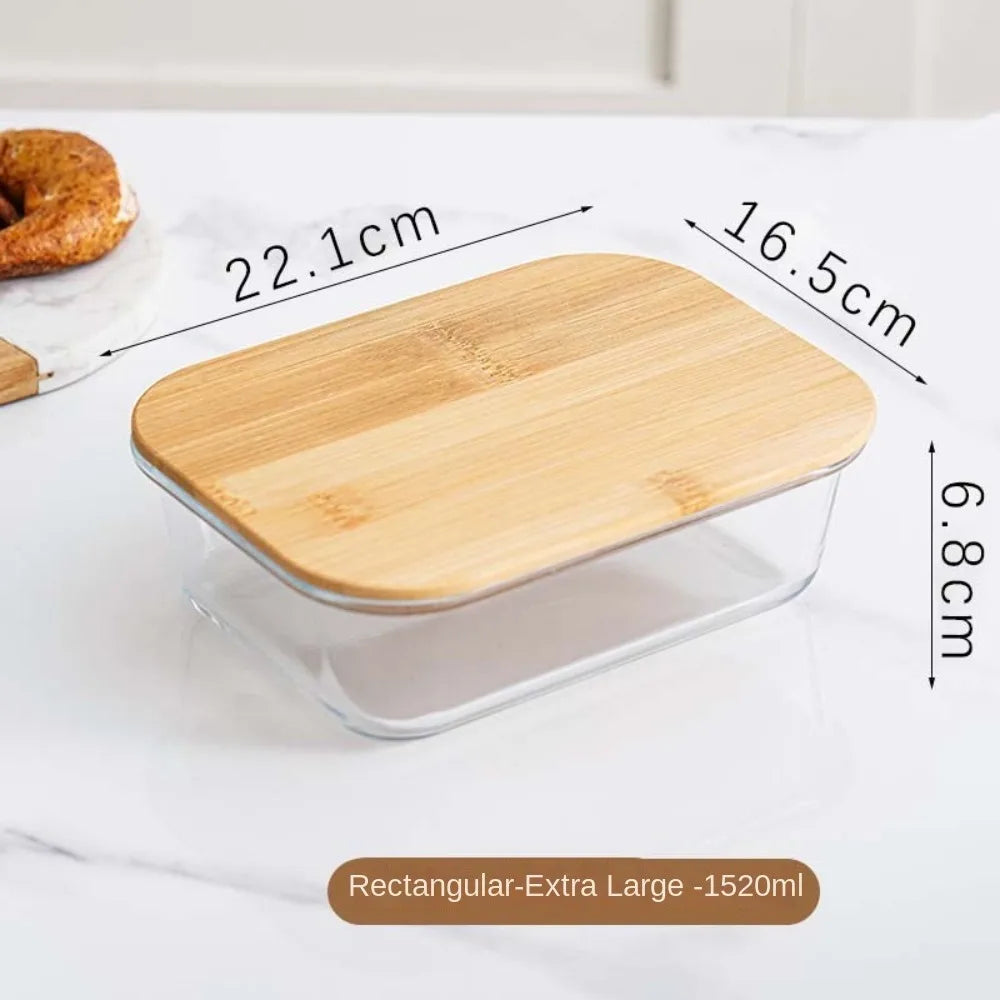 High Borosilicate Glass Food Storage Container