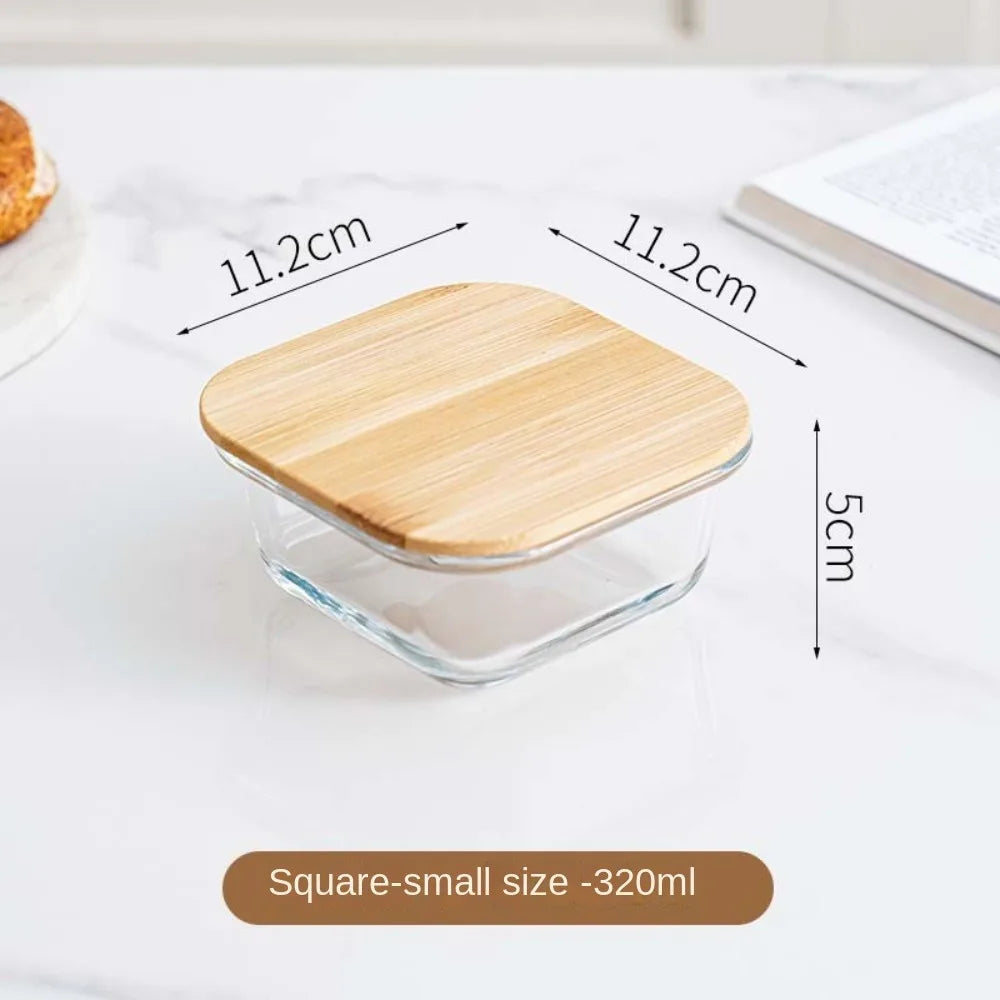 High Borosilicate Glass Food Storage Container