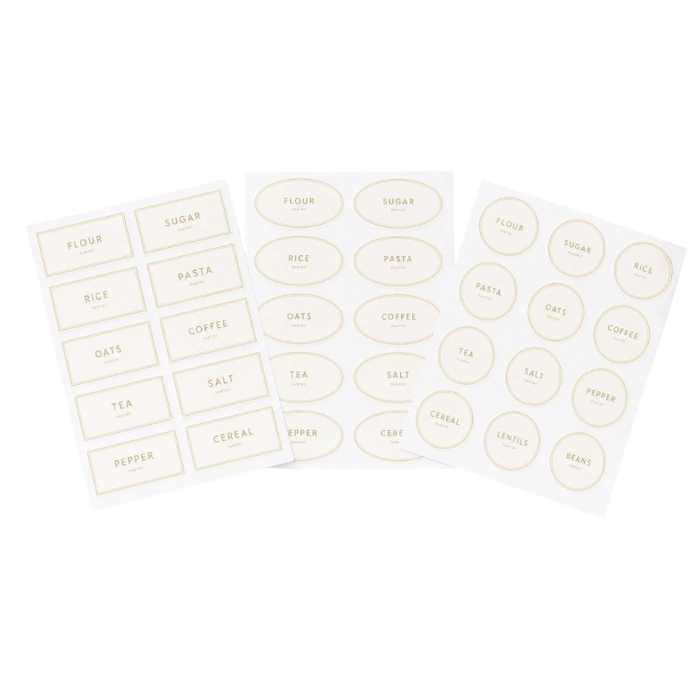Self-Adhesive Pantry Labels
