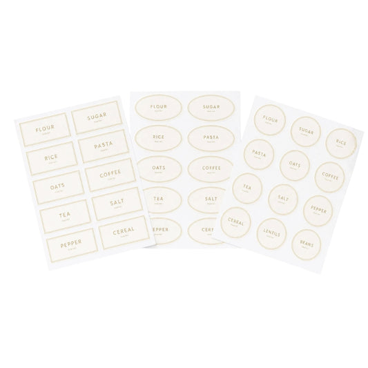 Self-Adhesive Pantry Labels